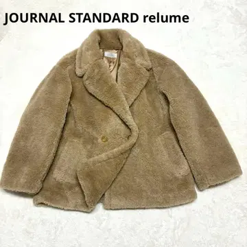 JOURNAL STANDARD relume W 프론트 보아 자켓 프리