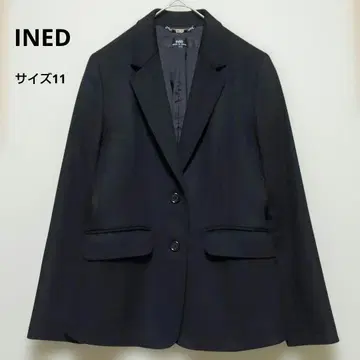 INED 이네드 자켓 캐시미어 100% 블랙 11