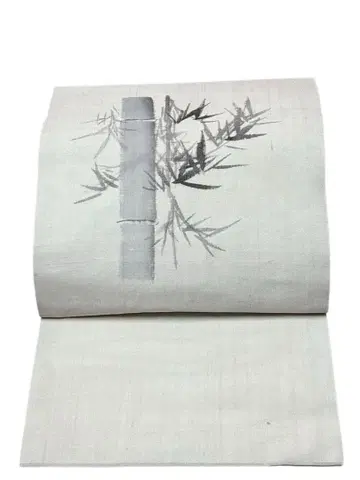 S51 나고야 오비 손그림 [대나무] 작가 작품 사 일품 포멀 기모노