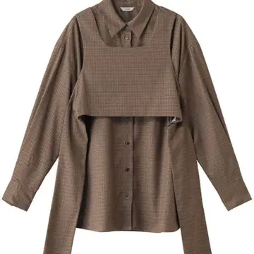 clane BUSITER SET CHECK SHIRT 베이지 클라네