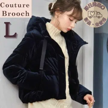 [택 포함 새상품] couturebrooch 다운 자켓 딥 네이비 L
