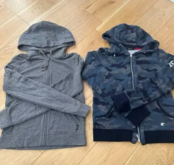 [ 2세트 ] LOVELESS KariAng 카모 패턴 집업 후드티