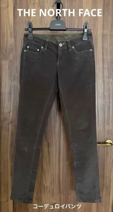 [레어] THE NORTH FACE 그레이 코듀로이 스키니 팬츠