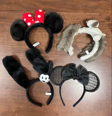 디즈니 & USJ 머리띠 4개