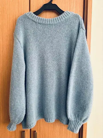 Mila Owen 백리본 니트 스카이블루