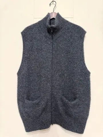 MAATEE & SONS 캐시미어 베스트 그레이 사이즈 4