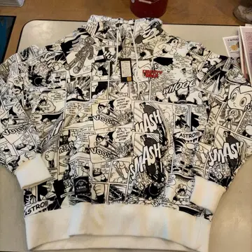 LIBERTY WALK 코믹 프린트 후드티 M (전시품)