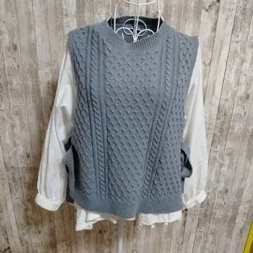 Chou Chou ANGELINA 도킹 니트 상의 풀오버