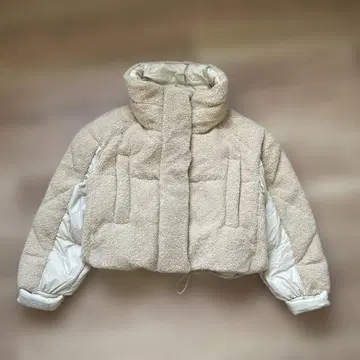 Bacon 베이컨 Puffa 보아 절개 다운 자켓 숏 기장