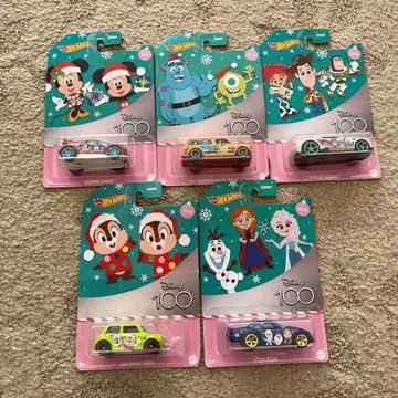 디즈니 100 핫휠 5대 세트