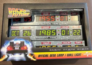 백 투 더 퓨처 데스크 램프