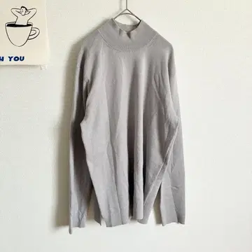 그린 라벨 릴랙싱 터틀넥 니트 긴팔 무지 심플