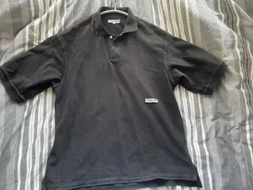 CAHLUMN 블랙 피케 셔츠 M