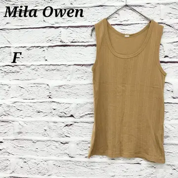 R5223 미라 오웬 [ F ] 슬리브리스 니트 탱크탑 코튼