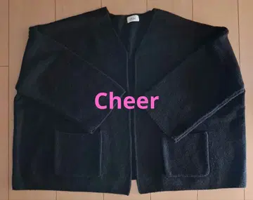 Cheer 니트 가디건 블랙