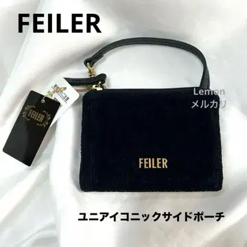 FEILER 페이러 유니아이코닉 사이드 파우치 새상품 블랙 유니