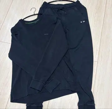 BOSS 블랙 맨투맨 세트 XL S