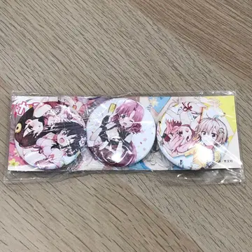 새상품 미개봉 학교생활 캔뱃지 3종 세트 8권 토라노아나 한정판