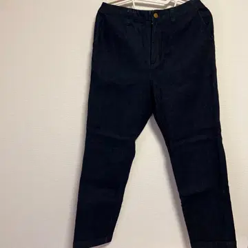 다크 블루 슬림핏 데님 팬츠