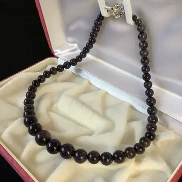 블루 골드 스톤 자금석 목걸이