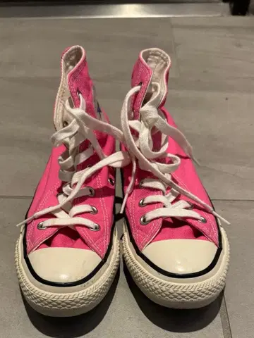 컨버스 올스타 하이컷 핑크