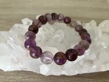 자수정 엘레스타일 팔찌 8mm 안지름 17cm