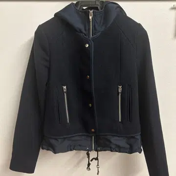 ZARA 블루종 후드 부착 자켓 XS S