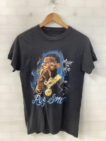 11.7 A923T 팝 스모크 랩 티셔츠 아트 프린트 S