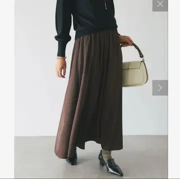 리브 드와 [ 허리밴딩으로 편안하고 깔끔한 ] 이지 롱 플레어 스커트