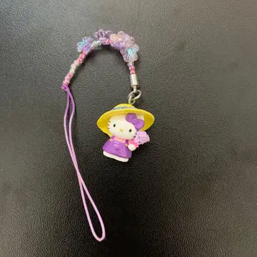 헬로키티 펜던트 라벤더 홋카이도 꽃