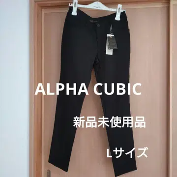 알파 큐빅 블랙 팬츠 L 사이즈