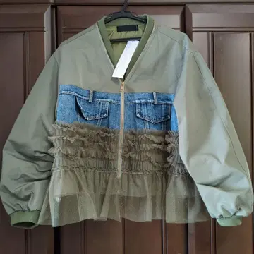 [ MICALLE MICALLE/미카레미카레 ] 이소재 도킹 자켓