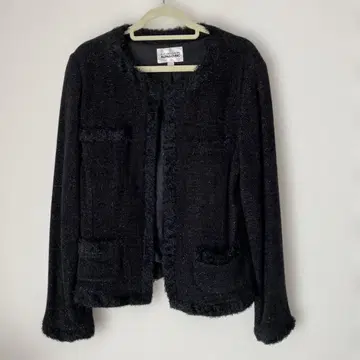 ALPHA CUBIC 블랙 노카라 자켓