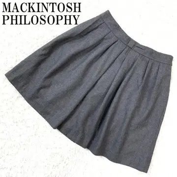 매킨토시 철학 플레어 스커트 그레이 40 B8956