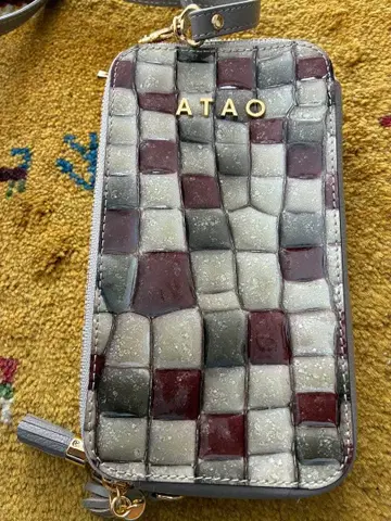 ATAO 모자이크 디자인 스마트폰 숄더백