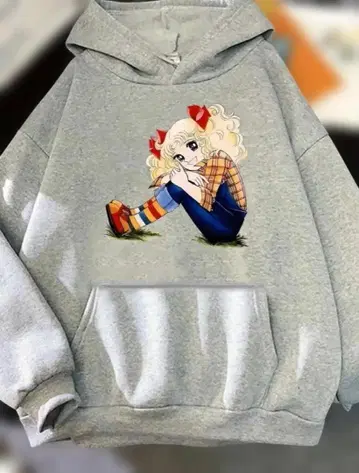 캔디캔디 후드티 블랙 xxl