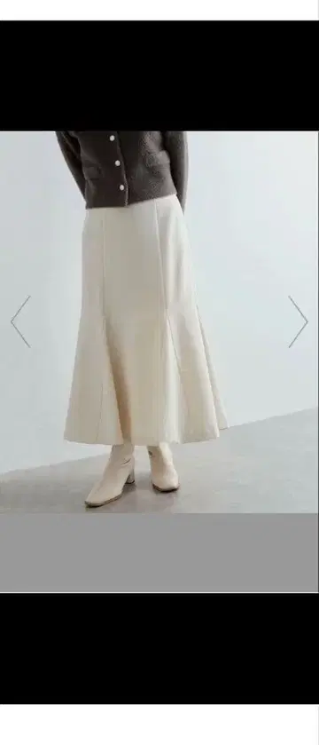 VIS [ 미이지 ] 우리쉬 백 레이스업 머메이드 스커트