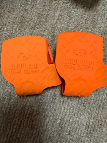 SKULL CAP REEL GUARD 오렌지 2세트