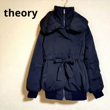 여성용 M 띠어리 숄카라 다운 자켓 블랙