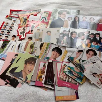 쟈니즈 약 150장 골판지 카드 데타카 씰 Jr