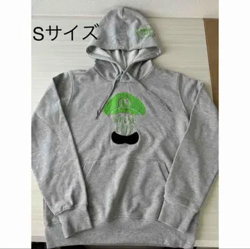 USJ 닌텐도 루이지 후드 맨투맨 남성용 풀오버 상의 S 사이즈