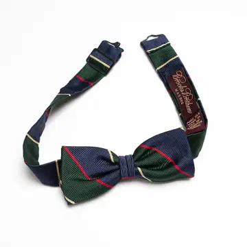 브룩스 브라더스 나비 넥타이 베스트 컬러 실크 브라운 택