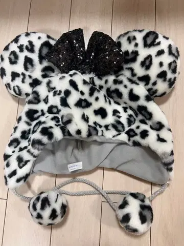 레오파드 무늬 팬 캡