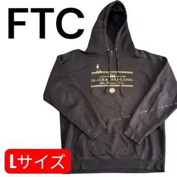 [블랙 x 금] FTC 블랙 후드티 L 사이즈