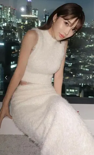 에이미 이스트 월 Starry 탱크 니트탑, 스커트 (GREEN)