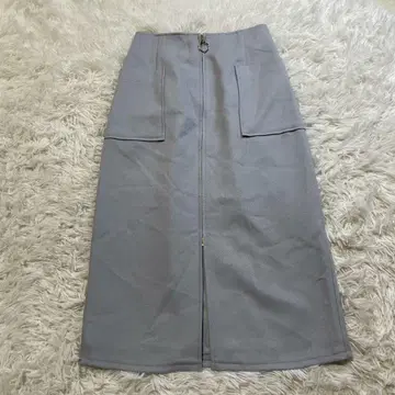 MISCH MASCH 그레이 타이트 스커트 센터 지퍼 S 사이즈