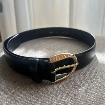 새상품급 ZARA 블랙 가죽 벨트