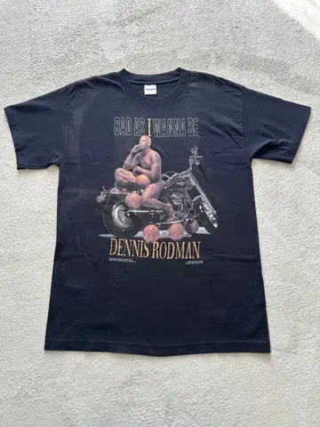 데니스 로드먼 티셔츠 L 사이즈 블랙