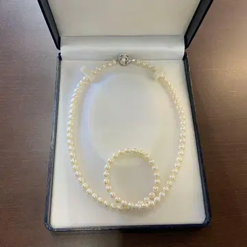 59.5cm 6.5mm 세미롱 진주 목걸이 입학식 졸업식 114