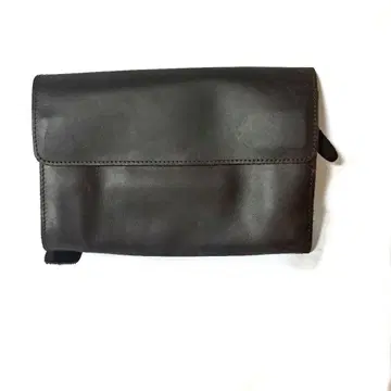 두꺼운 원단 소가죽 세컨드 백